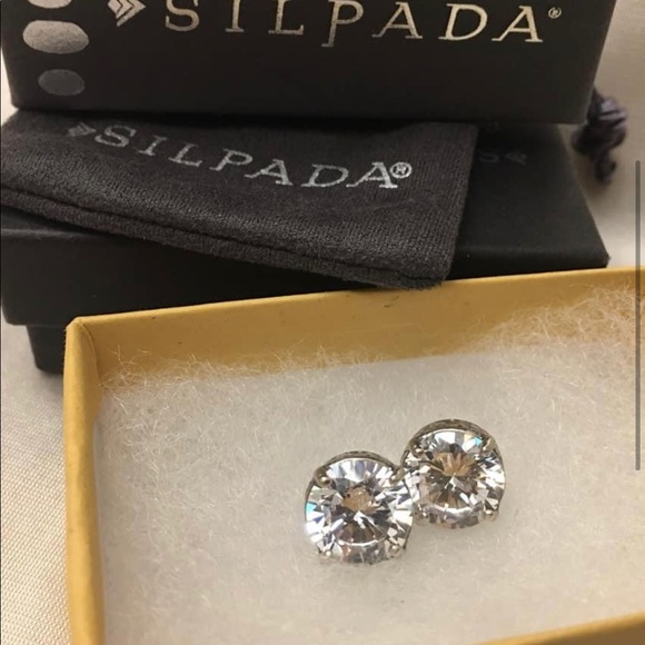 Silpada Jewelry - Silpada P2381 Crown Jewel Cubic Zirconia Earrings